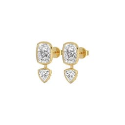 14K Yellow Gold Lab Grown Diamond EARRINGS 5.00 ctw SJE33956CUTRL-5.00CT