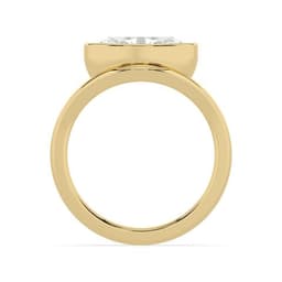 14K Yellow Gold Lab Grown Diamond ENGAGEMENT RINGS 2.00 ctw SJER00031MOV-2.00CT