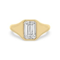 14K Yellow Gold Lab Grown Diamond ENGAGEMENT RINGS 3.00 ctw SJER00075EM-3.00CT