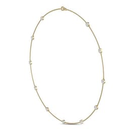 14K Yellow Gold Lab Grown Diamond NECKLACE 1.20 ctw SJN08016CU-1.10CT