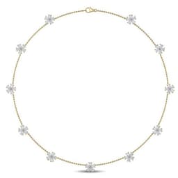 14K Yellow Gold Lab Grown Diamond NECKLACE 2.69 ctw SJN08030-2.75CT