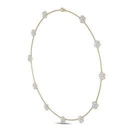 14K Yellow Gold Lab Grown Diamond NECKLACE 2.69 ctw SJN08030-2.75CT