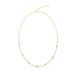 14K Yellow Gold Lab Grown Diamond NECKLACE 1.12 ctw SJN08220OV-1.00CT