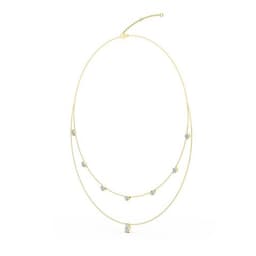 14K Yellow Gold Lab Grown Diamond NECKLACE 2.36 ctw SJN08231-2.15CT-18IN