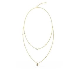 14K Yellow Gold Lab Grown Diamond NECKLACE 1.69 ctw SJN08236-1.75CT-18IN