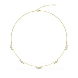 14K Yellow Gold Lab Grown Diamond NECKLACE 2.27 ctw SJN08237-2.20CT-18IN
