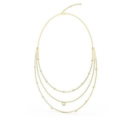 14K Yellow Gold Lab Grown Diamond NECKLACE 1.34 ctw SJN08238-1.25CT-18IN