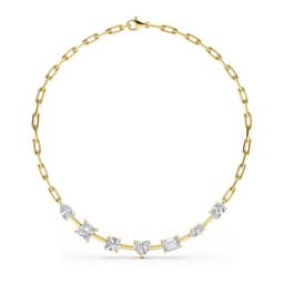 14K Yellow Gold Lab Grown Diamond NECKLACE 3.45 ctw SJN08241-3.50CT-18IN