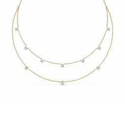 14K Yellow Gold Lab Grown Diamond NECKLACE 1.79 ctw SJN08244-1.75CT-18IN