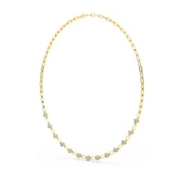 14K Yellow Gold Lab Grown Diamond NECKLACE 4.34 ctw SJN08249-4.33CT-18IN