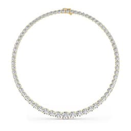 14K Yellow Gold Lab Grown Diamond NECKLACE 67.77 ctw SJN08250-66.20CT-16IN