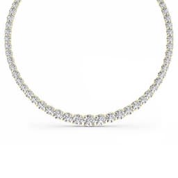 14K Yellow Gold Lab Grown Diamond NECKLACE 67.77 ctw SJN08250-66.20CT-16IN