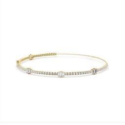 14K Yellow Gold Lab Grown Diamond NECKLACE 10.96 ctw SJN08252-11.00CT-14IN