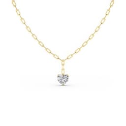 14K Yellow Gold Lab Grown Diamond NECKLACE 7.07 ctw SJN08257HT-7.00CT-18IN