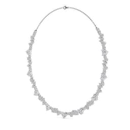 14K White Gold Lab Grown Diamond NECKLACE 17.27 ctw SJN08315_P-17.25CT-14IN
