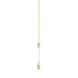 14K Yellow Gold Lab Grown Diamond NECKLACE 5.10 ctw SJN08332-5.00CT-16IN