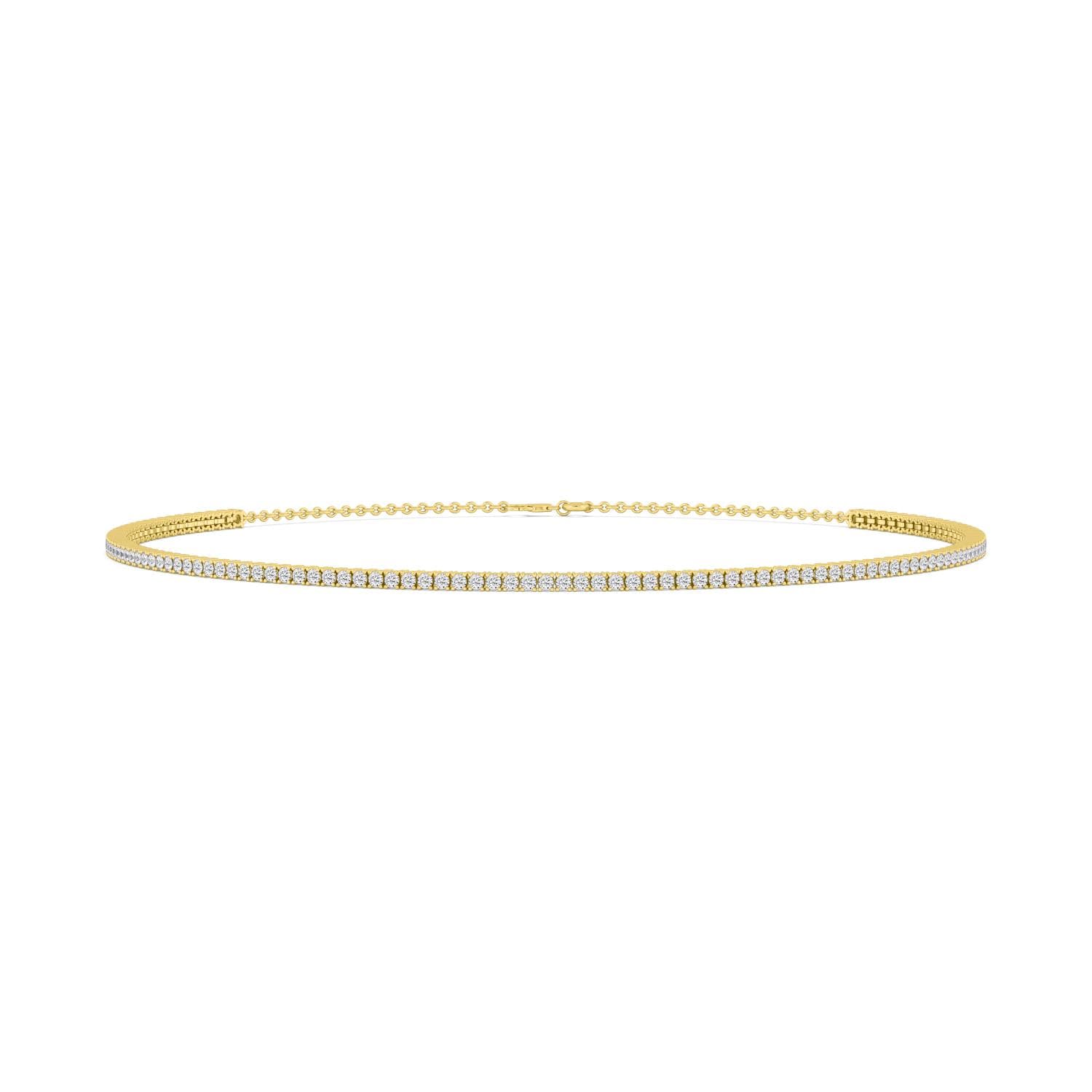 14K Yellow Gold Lab Grown Diamond NECKLACE 9.52 ctw SJN08364-9.50CT-14IN