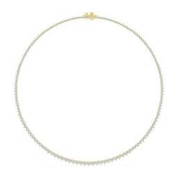 14K Yellow Gold Lab Grown Diamond NECKLACE 10.08 ctw SJN08463-10.00CT-16IN