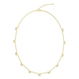 14K Yellow Gold Lab Grown Diamond NECKLACE 3.41 ctw SJN08464EM-3.50CT-16IN