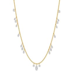 14K Yellow Gold Lab Grown Diamond NECKLACE 6.00 ctw SJN08523-6.83CT-16IN