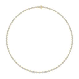 14K Yellow Gold Lab Grown Diamond NECKLACE 11.73 ctw SJN08540OV-12.33CT-16IN