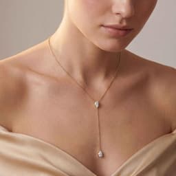14K Yellow Gold Lab Grown Diamond NECKLACE 2.00 ctw SJN08545PE-2.00CT-14IN