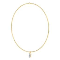 14K Yellow Gold Lab Grown Diamond NECKLACE 2.00 ctw SJN08576LSOV-2.00CT-16IN