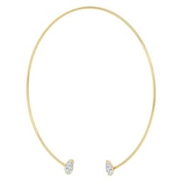 14K Yellow Gold Lab Grown Diamond NECKLACE 4.00 ctw SJN08581PE-4.00CT-16IN