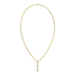 14K Yellow Gold Lab Grown Diamond NECKLACE 2.84 ctw SJN08651-2.75CT-18IN