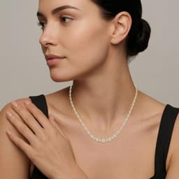 14K Yellow Gold Lab Grown Diamond NECKLACE 17.50 ctw SJNSN13680-17.50CT-16IN