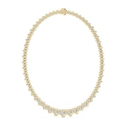 14K Yellow Gold Lab Grown Diamond NECKLACE 19.26 ctw SJNSN13681-19.15CT-16IN