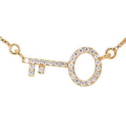 14K Yellow Gold Lab Grown Diamond PENDANT 0.23 ctw SJP31250-0.25CT