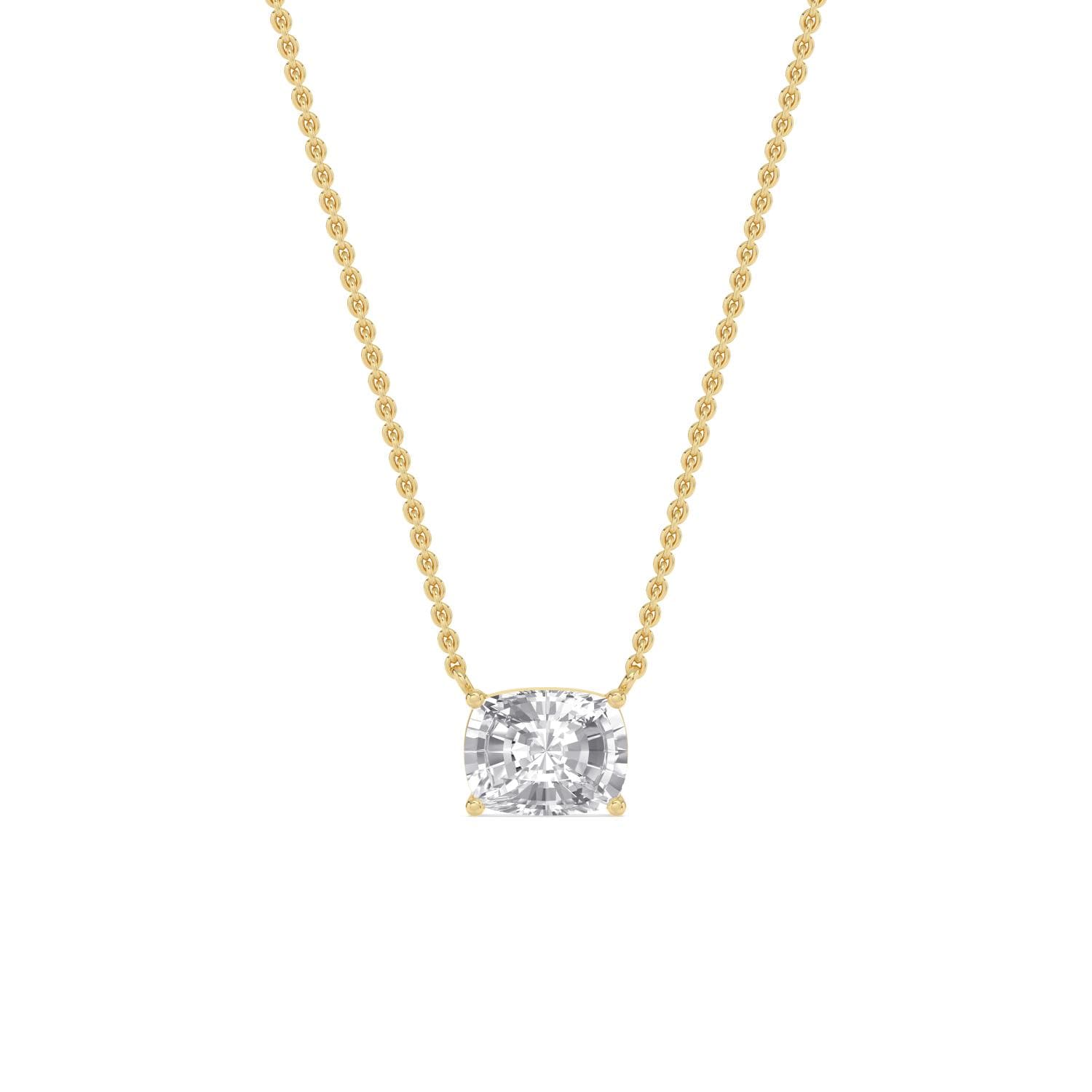 14K Yellow Gold Lab Grown Diamond PENDANT 1.58 ctw SJP31603CU-1.50CT