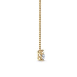 14K Yellow Gold Lab Grown Diamond PENDANT 0.70 ctw SJP31603OV-0.75CT
