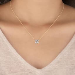 14K Yellow Gold Lab Grown Diamond PENDANT 0.44 ctw SJP31606-0.50CT