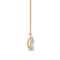 14K Yellow Gold Lab Grown Diamond PENDANT 1.04 ctw SJP31632PE-1.00CT