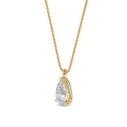 14K Yellow Gold Lab Grown Diamond PENDANT 1.04 ctw SJP31632PE-1.00CT