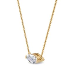 14K Yellow Gold Lab Grown Diamond PENDANT 0.63 ctw SJP31680MQ-0.63CT