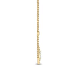 14K Yellow Gold Lab Grown Diamond PENDANT 0.59 ctw SJP31705MS-0.63CT