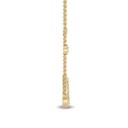 14K Yellow Gold Lab Grown Diamond PENDANT 0.67 ctw SJP31706MS-0.68CT