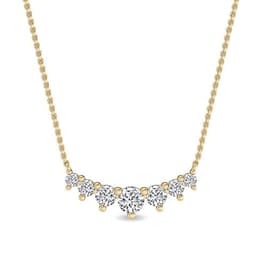 14K Yellow Gold Lab Grown Diamond PENDANT 1.00 ctw SJP31758-1.00CT