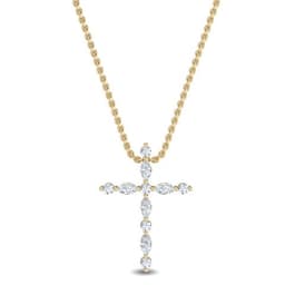 14K Yellow Gold Lab Grown Diamond PENDANT 0.55 ctw SJP31838-0.50CT