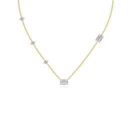 14K Yellow Gold Lab Grown Diamond PENDANT 2.55 ctw SJP32015-2.50CT