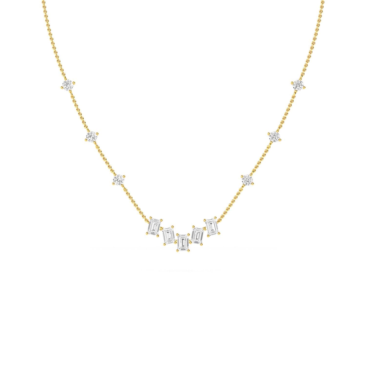 14K Yellow Gold Lab Grown Diamond PENDANT 1.84 ctw SJP32016-1.83CT