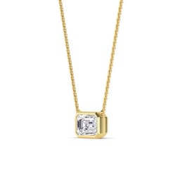 14K Yellow Gold Lab Grown Diamond PENDANT 3.09 ctw SJP32422EM-3.00CT