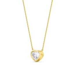 14K Yellow Gold Lab Grown Diamond PENDANT 1.01 ctw SJP32422HT-1.00CT