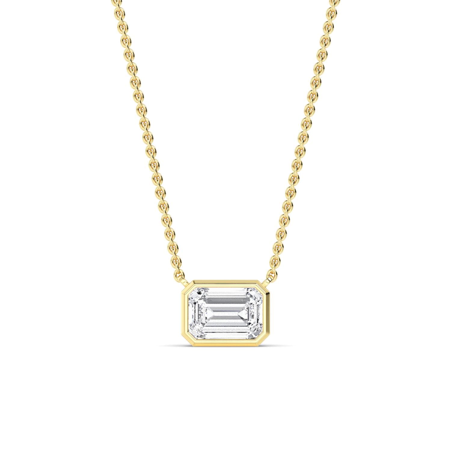 14K Yellow Gold Lab Grown Diamond PENDANT 2.01 ctw SJP32422RDT-2.00CT