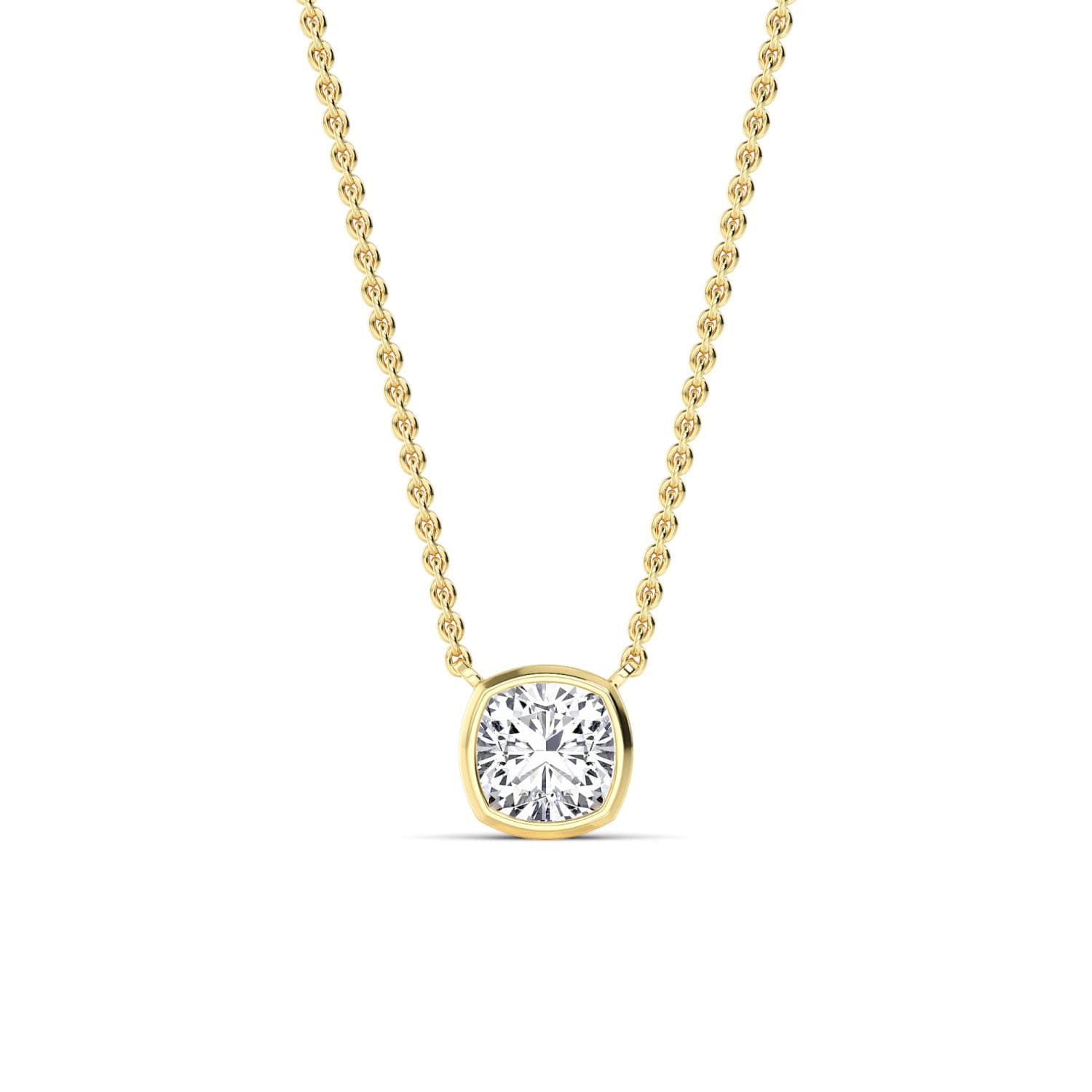14K Yellow Gold Lab Grown Diamond PENDANT 2.08 ctw SJP32422SCU-2.00CT