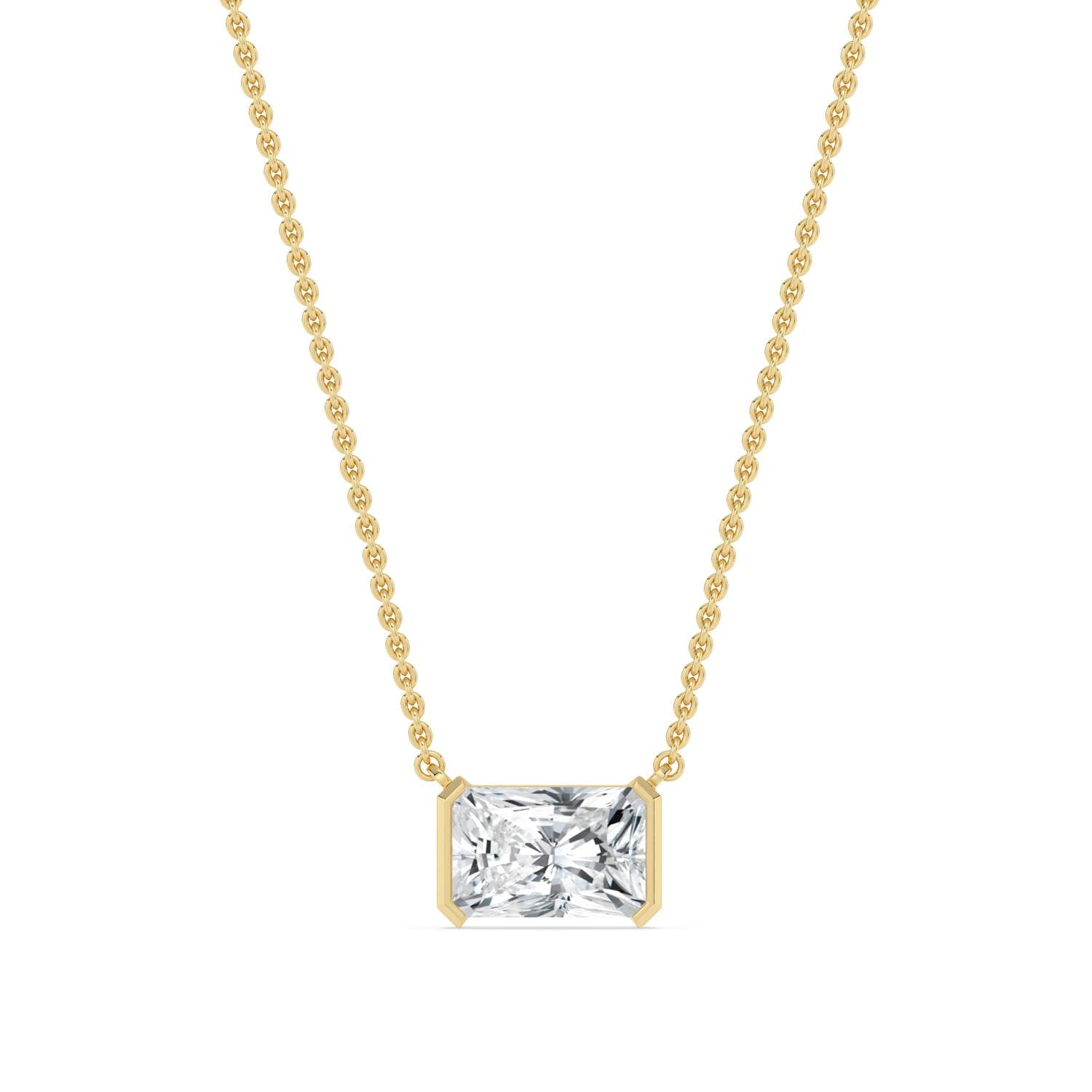 14K Yellow Gold Lab Grown Diamond PENDANT 3.05 ctw SJP32429RDT-3.00CT