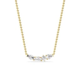 14K Yellow Gold Lab Grown Diamond PENDANT 1.20 ctw SJP32446FS-1.25CT